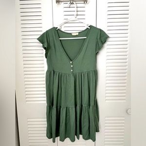 Green Babydoll dress